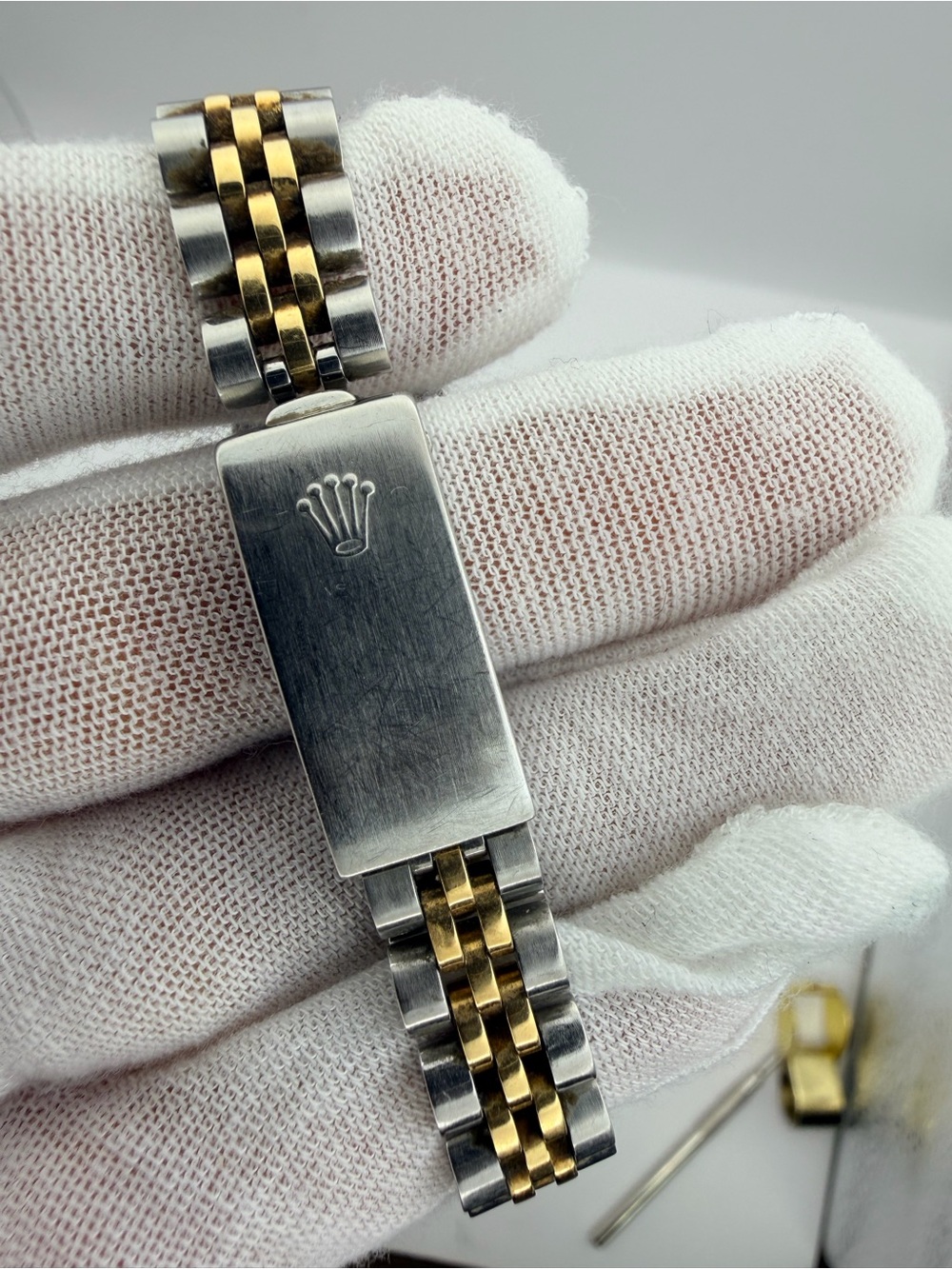 SOLD***Rolex Two-Tone Ladies Datejust Gold Dial Watch***SOLD - Picture 8 of 9